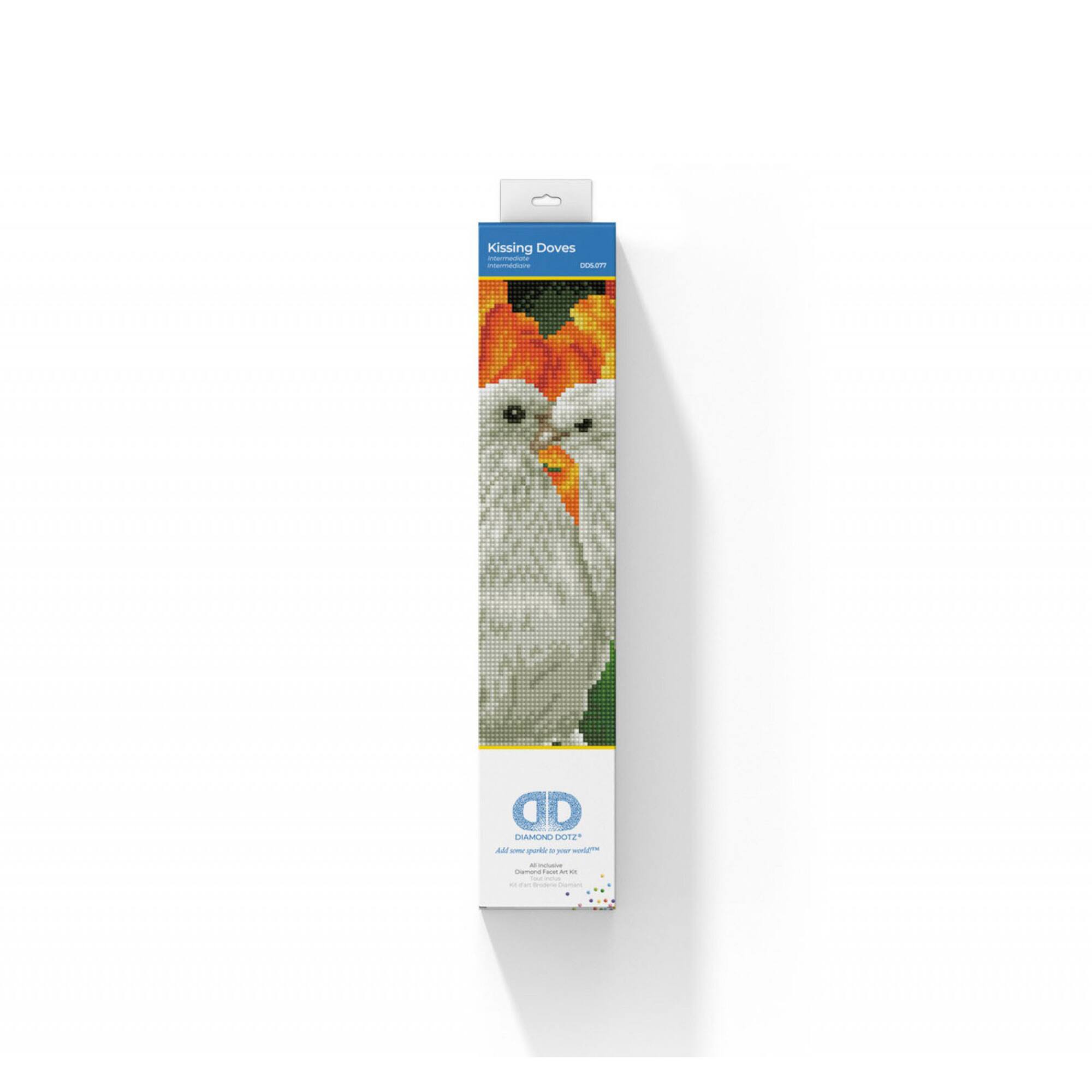 Diamond Dotz® Kissing Doves Diamond Painting Kit